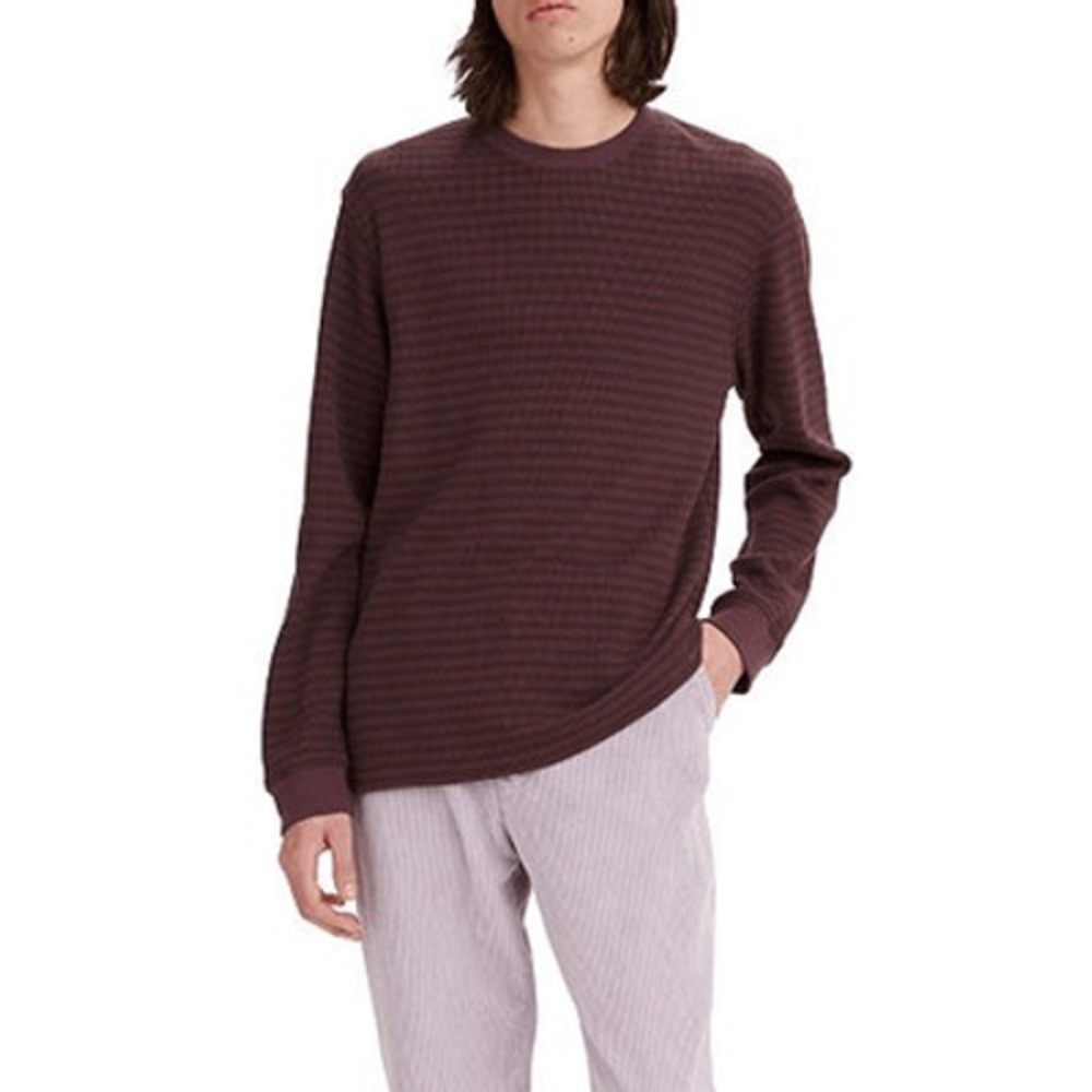 Levi Mens Striped Thermal T-Shirt Size 2X